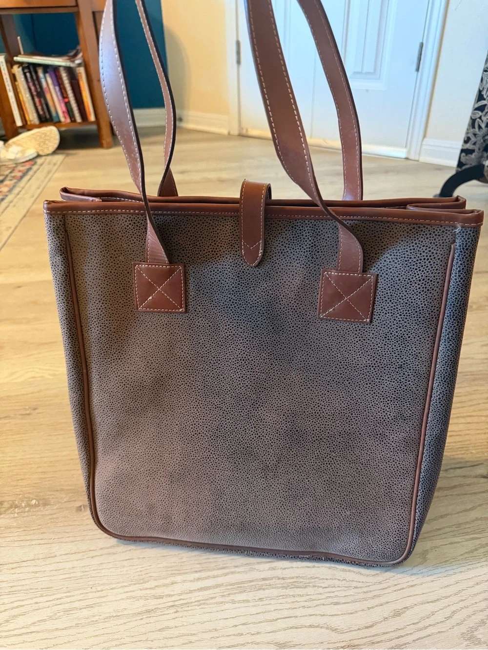 Seven Seas Voyager 2006 Brown Textured Tote Bag | Cruise Travel Souvenir
